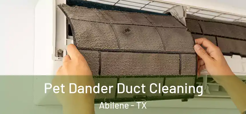 Pet Dander Duct Cleaning Abilene - TX